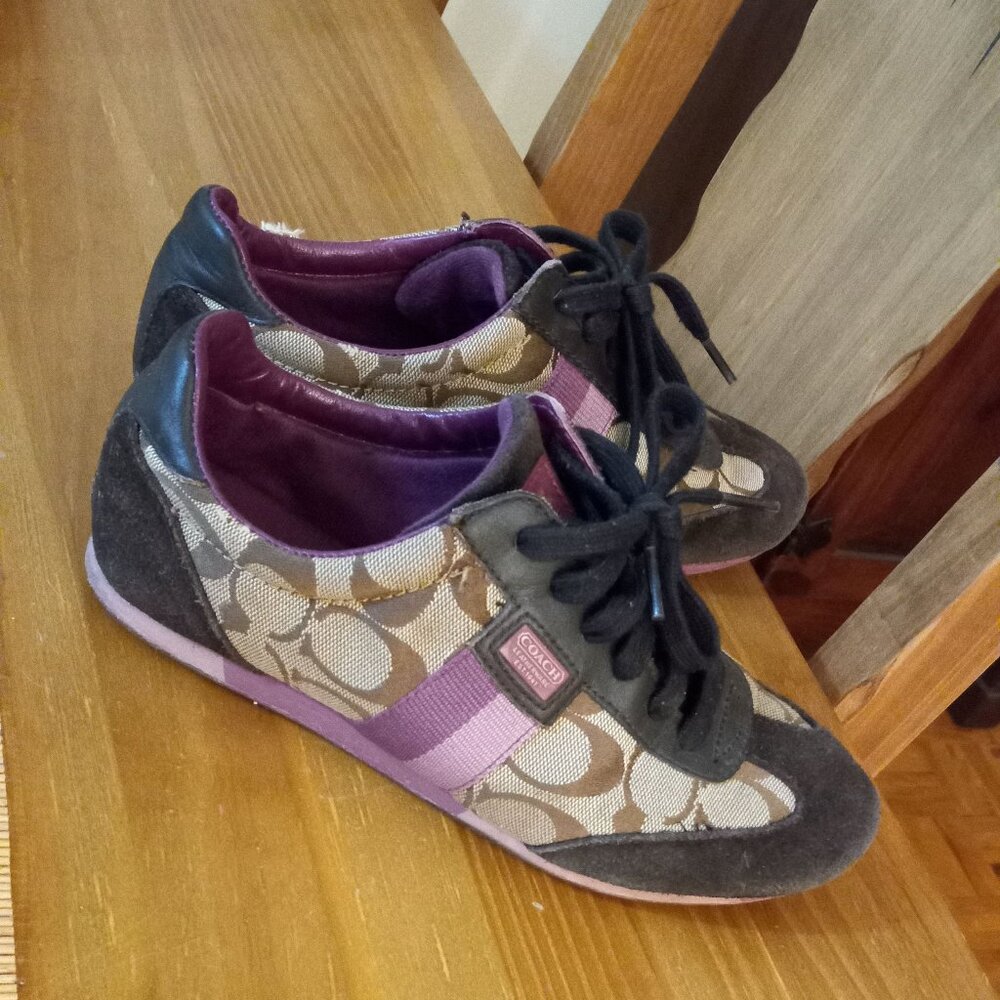 COACH SNEAKERS SIZE 6 M